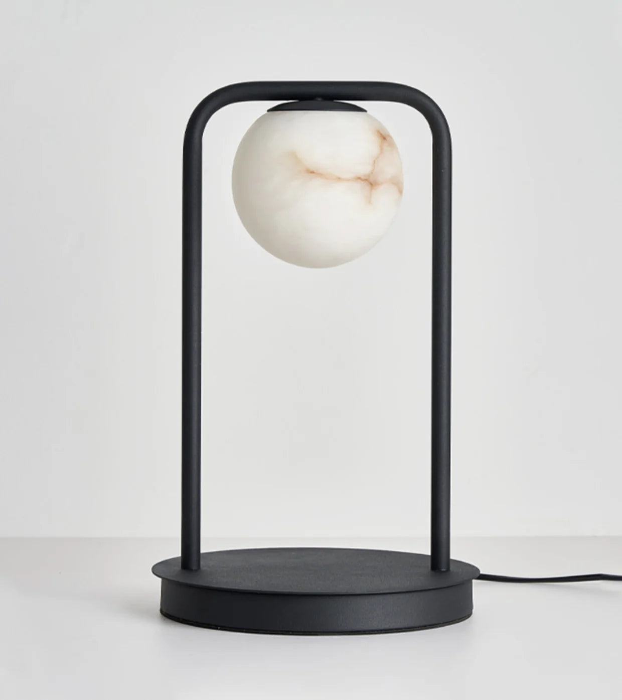 Alabaster Tribeca Black Table Lamp