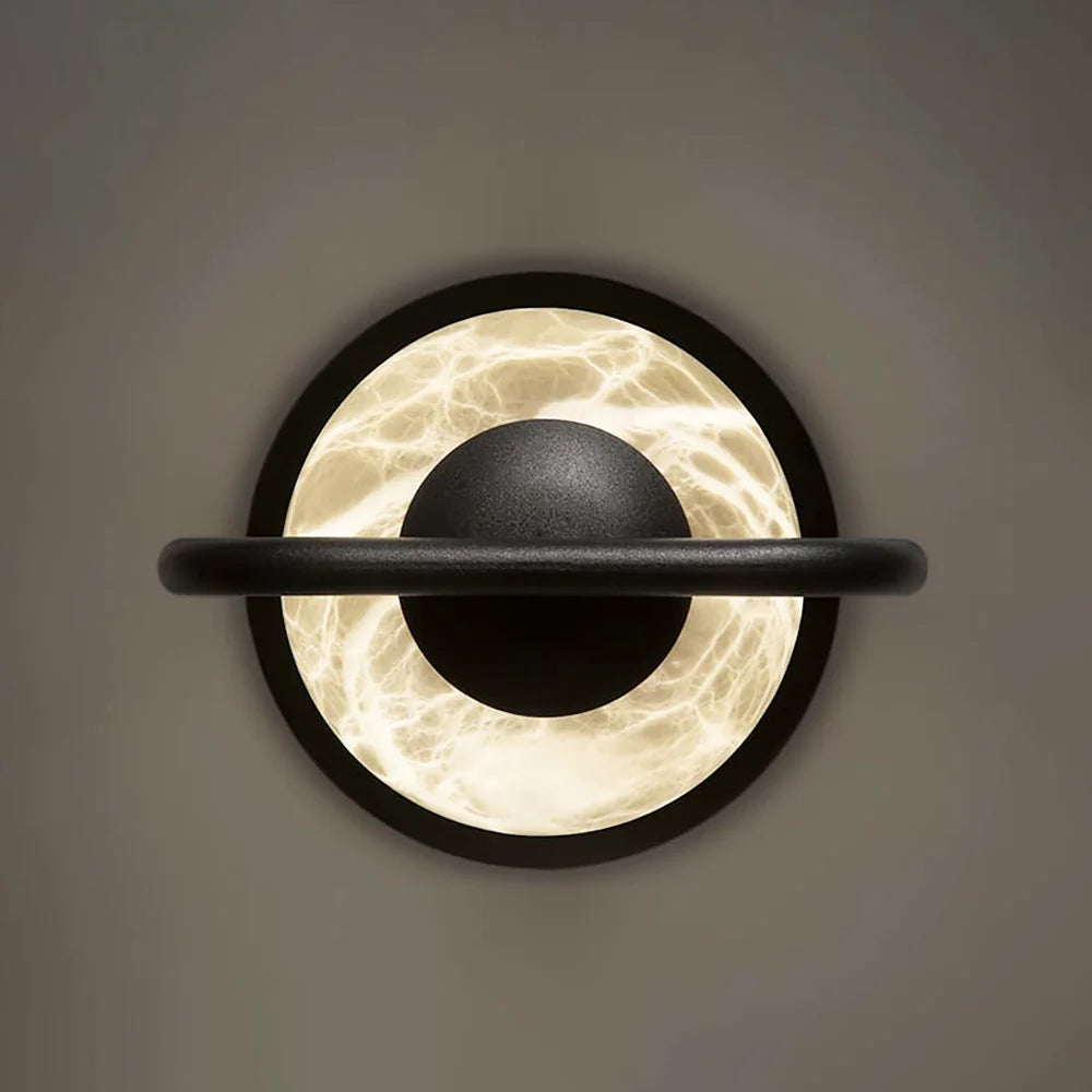 Alabaster Tribeca Black Table Lamp