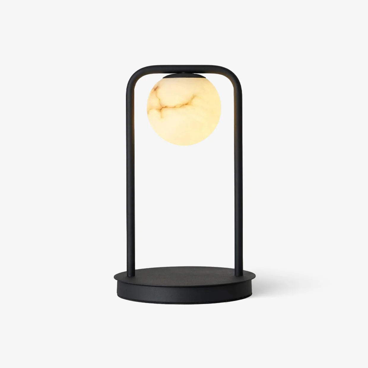 Alabaster Tribeca Black Table Lamp