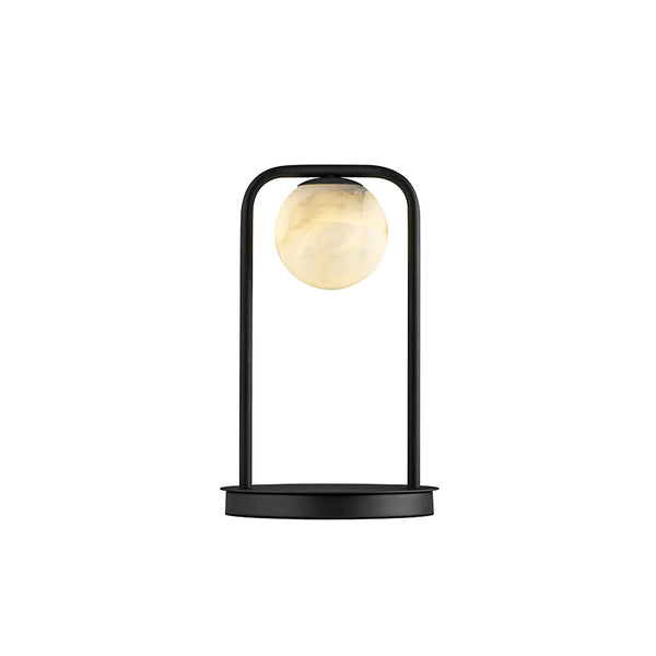 Alabaster Tribeca Black Table Lamp