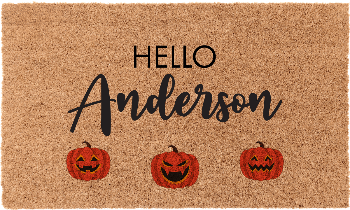 Trio Pumpkin Personalized