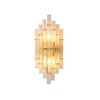 Tube Clear Crystal Wall Light
