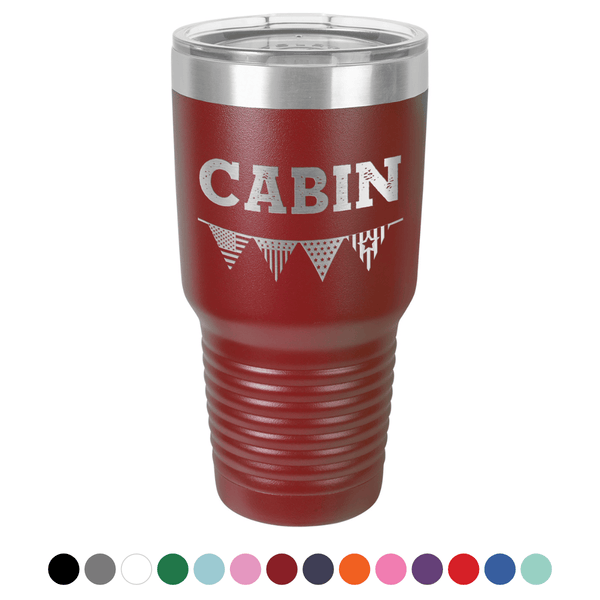 American Flag 30 oz Tumbler - Powder Coated