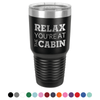At The Cabin 30 oz Tumbler - Powder Coated