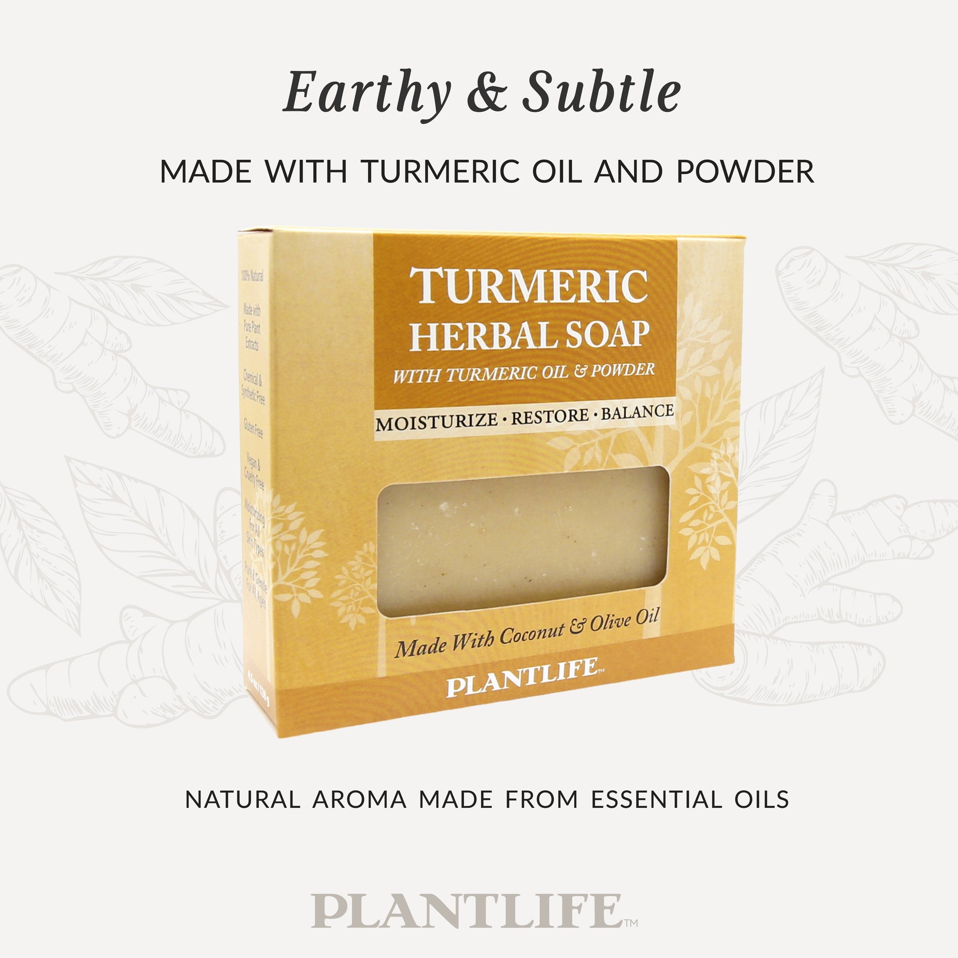 Turmeric Herbal Bar Soap