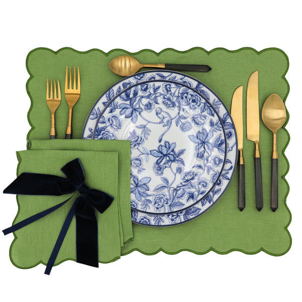 24pc Set Midnight Slate Cutlery - 6 Piece - Set of 4