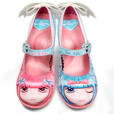 Chocolaticas® Mid Heels TWIN LOLITA Women's Mary Jane Pump