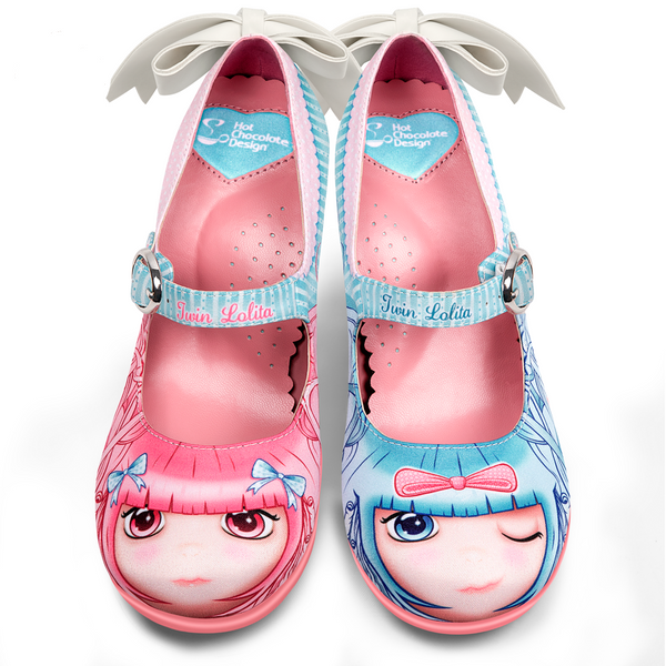 Chocolaticas® Mid Heels TWIN LOLITA Women's Mary Jane Pump