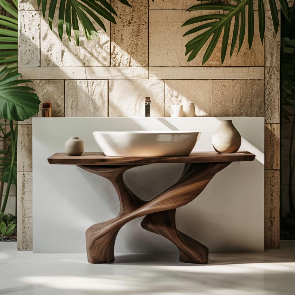 Twineflow Solid Wood Freestanding Bathroom Vanity