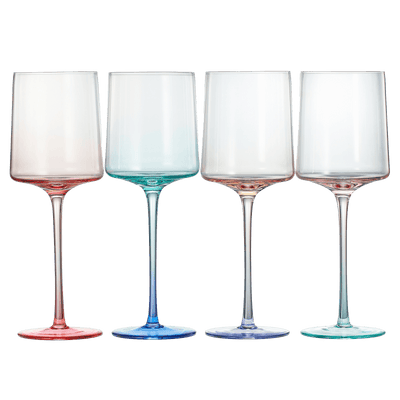 Alba Stemmed Wine Glassware, Set of 4
