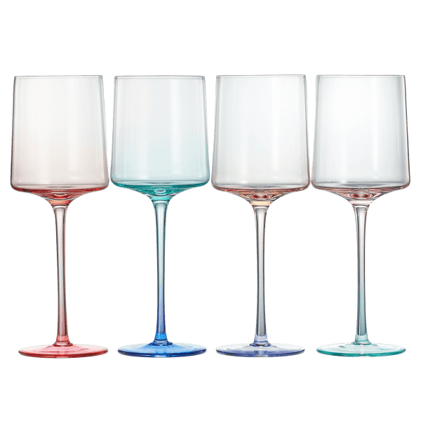Alba Stemmed Wine Glassware, Set of 4