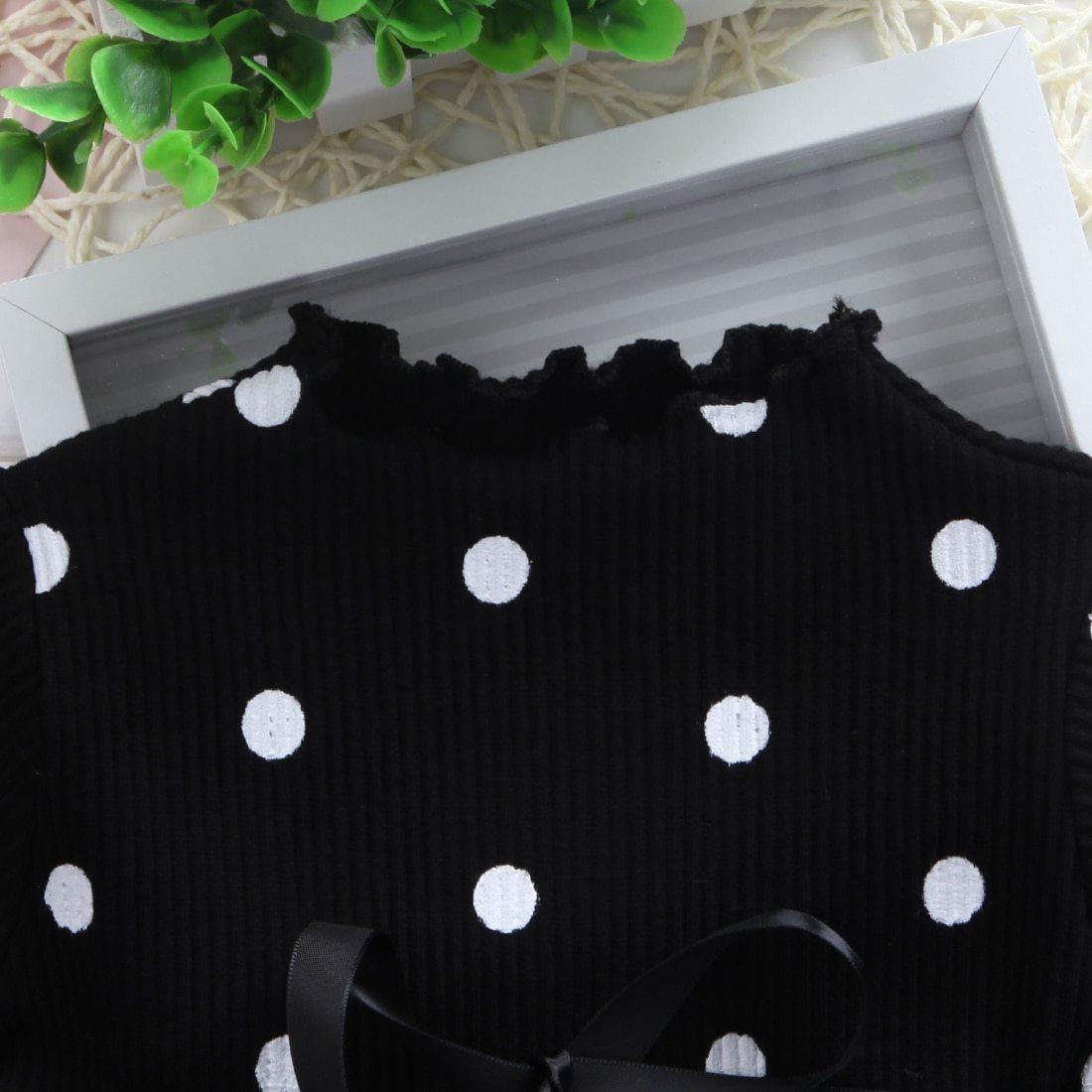 Princess Long sleeve Baby Girl Dress Newborn Infant Baby Girl Clothes WIth Bow And Dot Tutu Ball Gown Party Dresses Baby Kid Girl clothes In Elegant Style