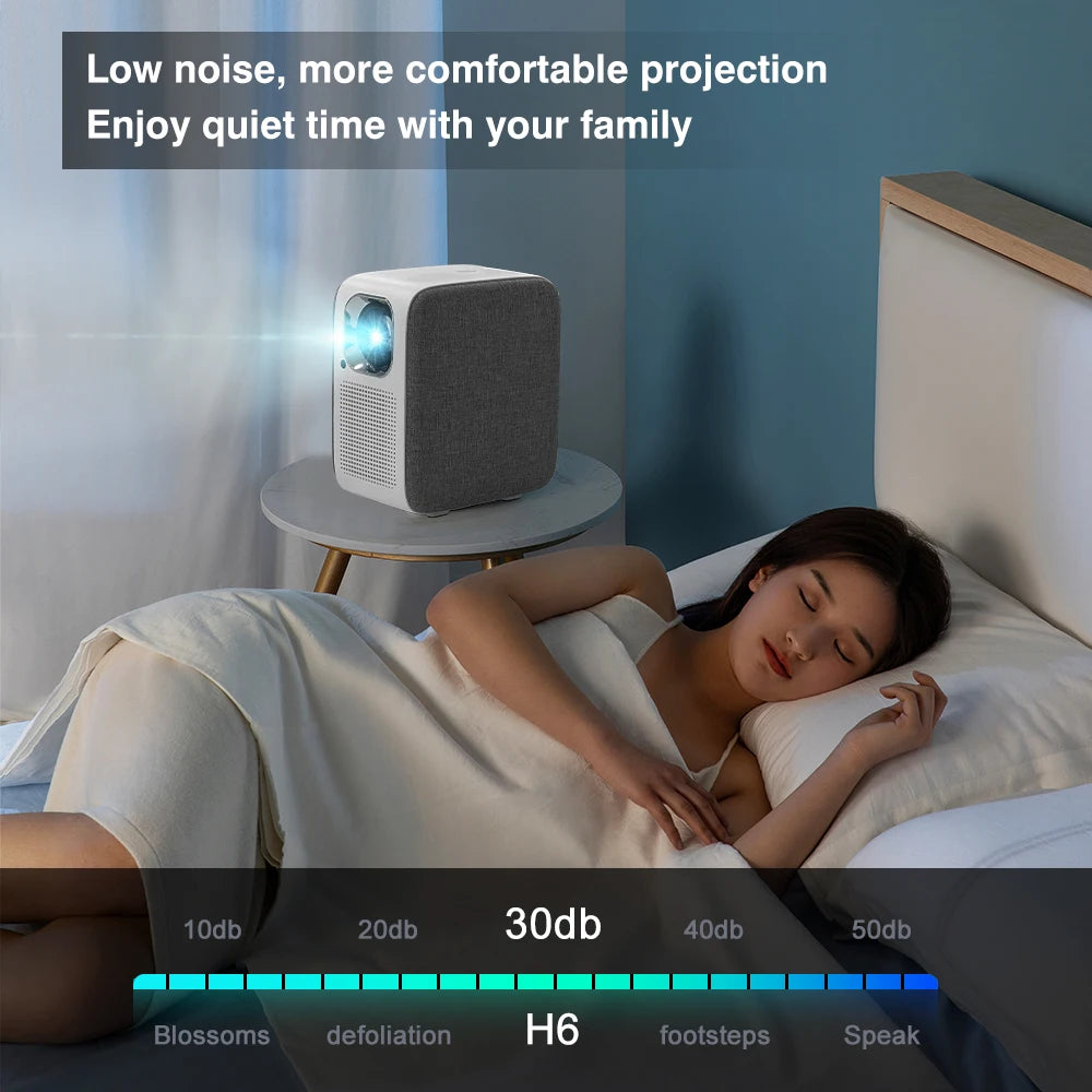 Original Touyinger H6 LED Android Projector Full HD 1080P Outdoor projectors WIFI Portable Beamer MINI TV Led Home Theater