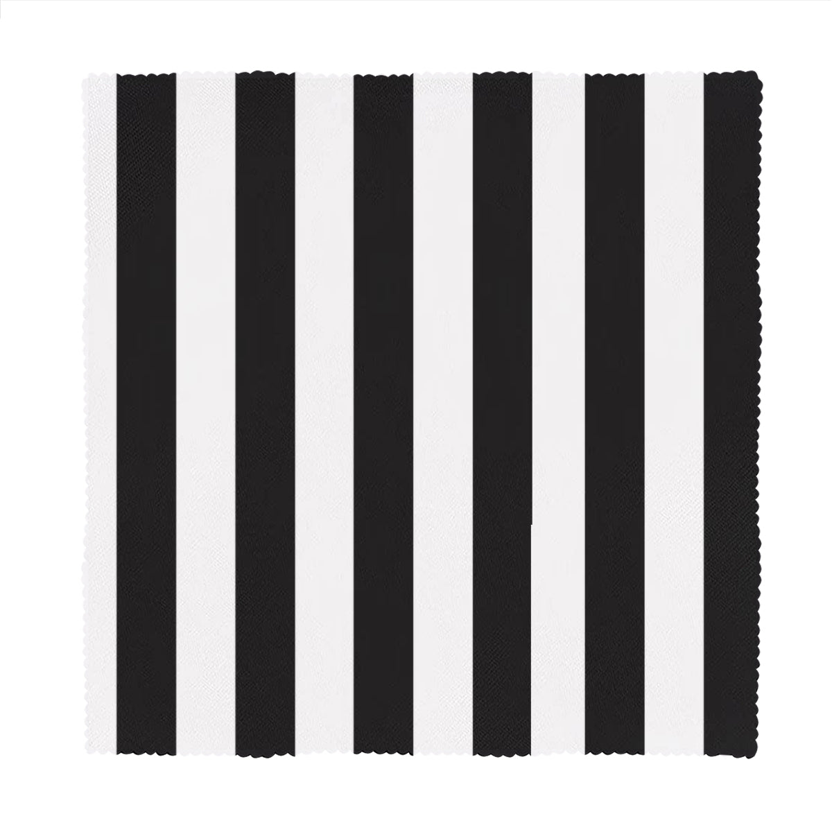 Black and White Striped Cloth Napkins – Reusable Polyester Table Napkins for Events, Weddings & Dining