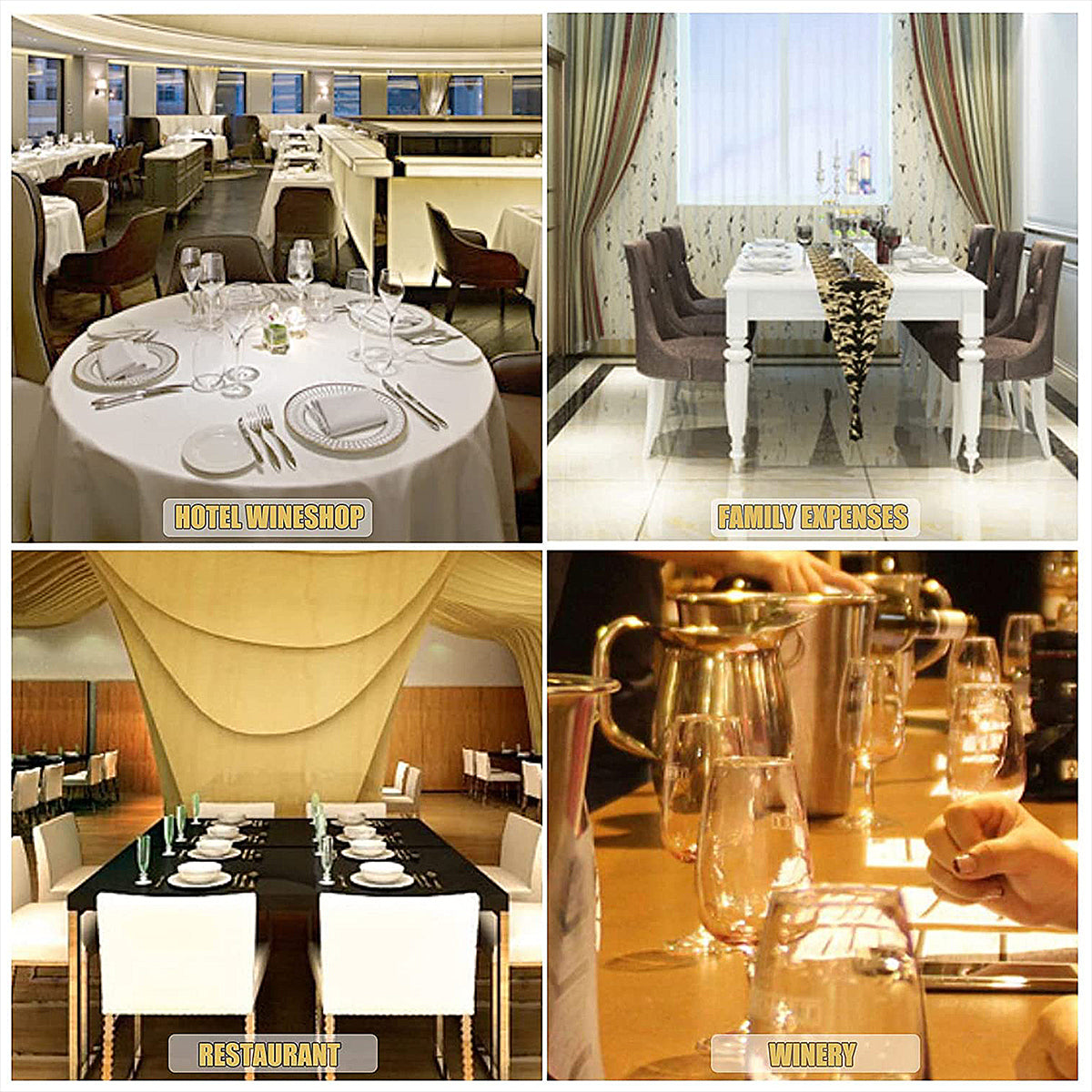 Black and White Striped Cloth Napkins – Reusable Polyester Table Napkins for Events, Weddings & Dining