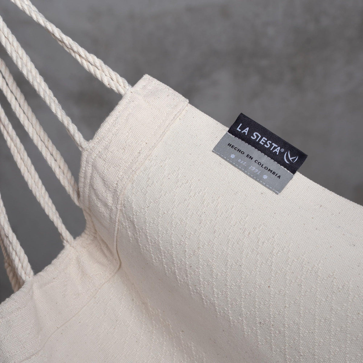 Cumbia Organic Latte – Organic Cotton Basic Size Hammock Chair