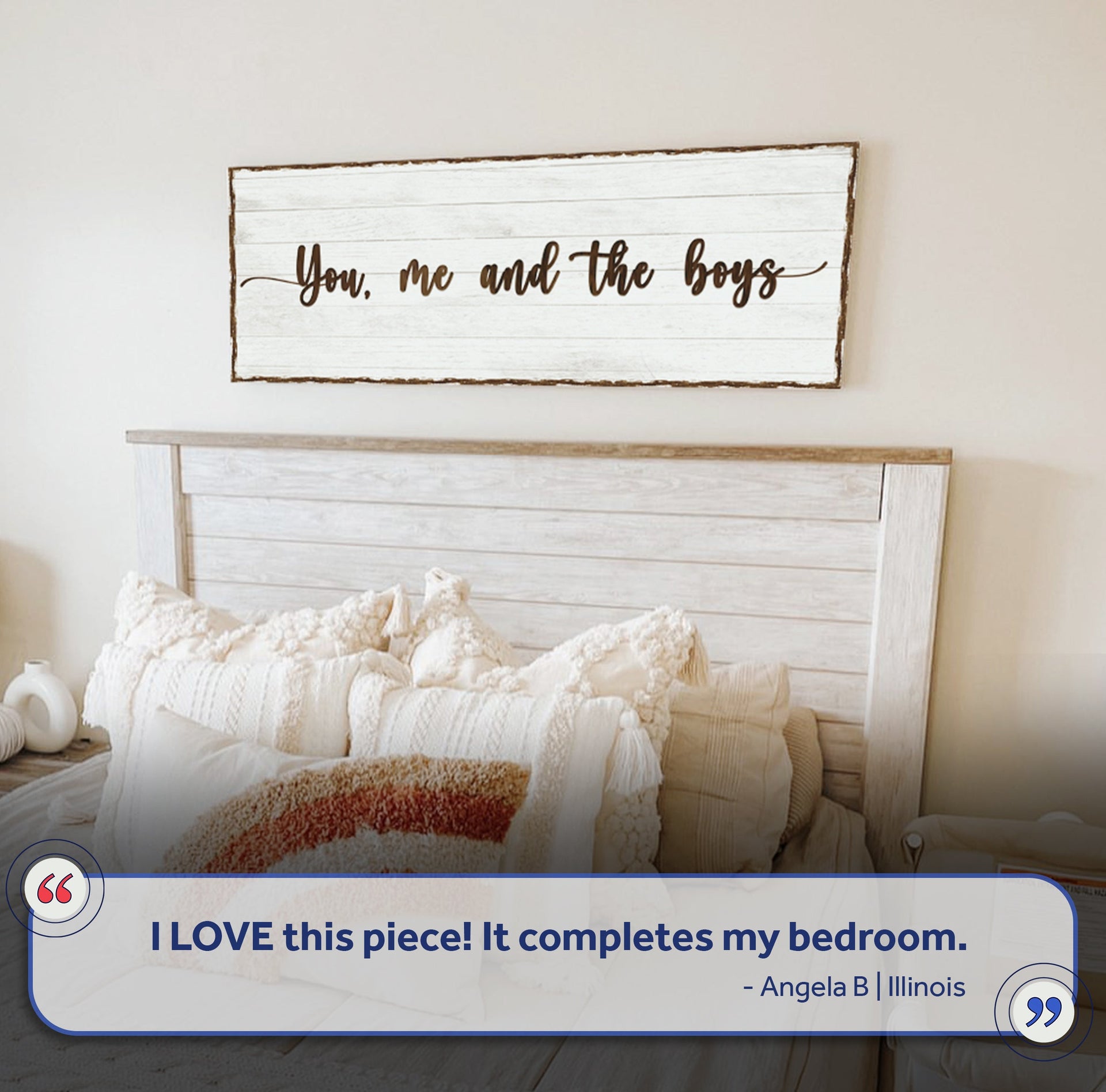 You, Me, And The Boys Family Sign
