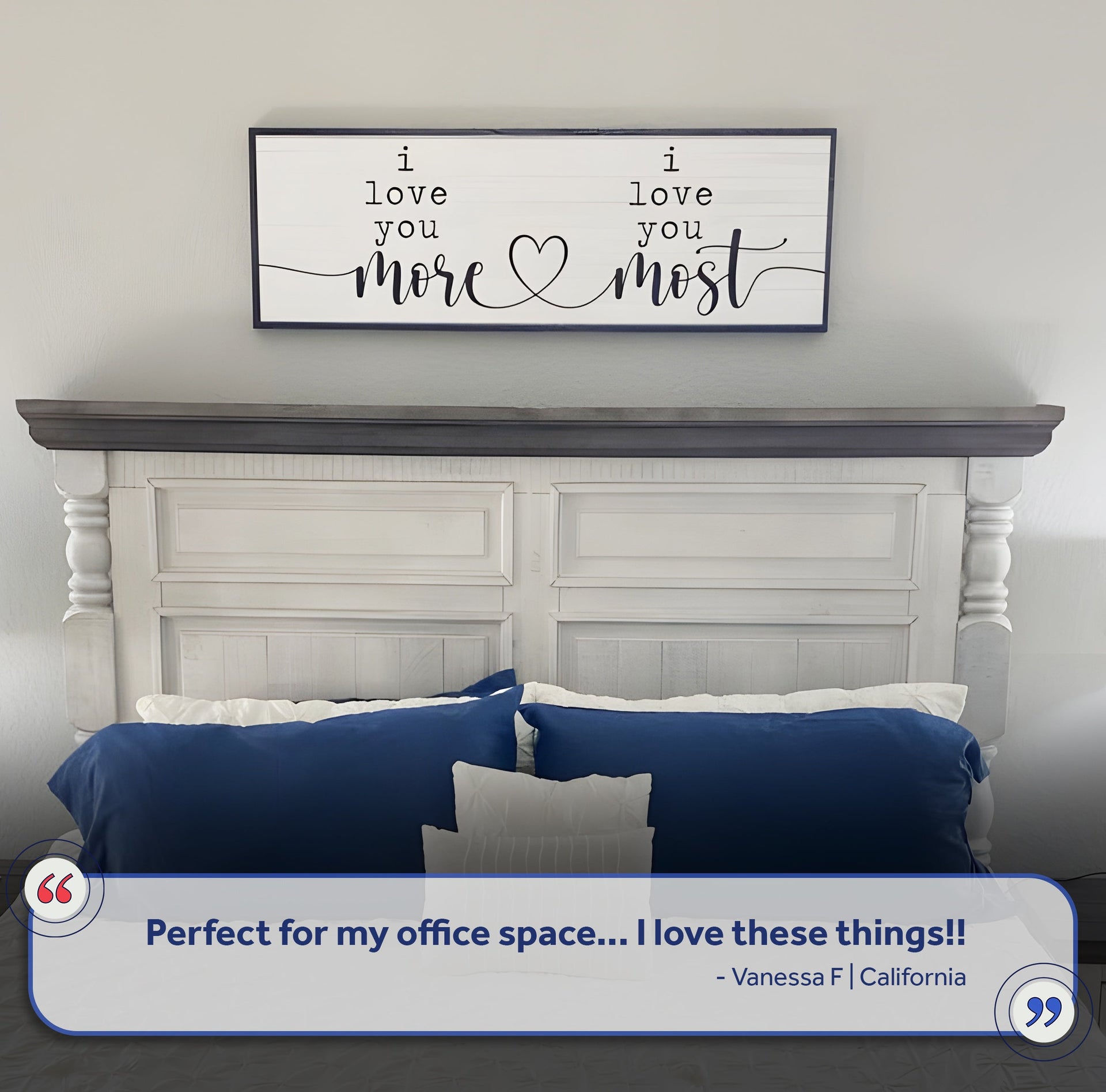 I Love You More I Love You Most Sign