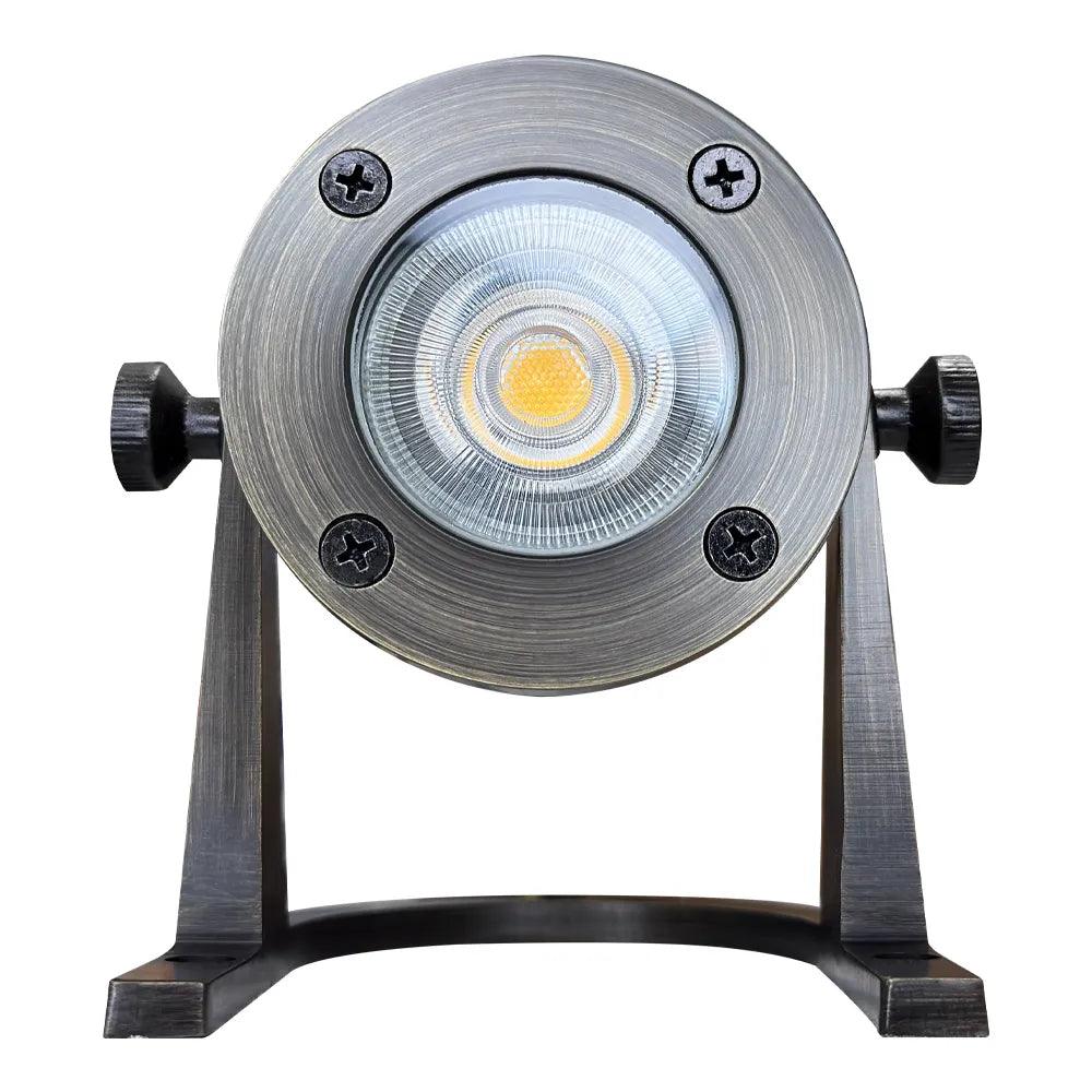 ULB01 12V Low Voltage Underwater Brass LED Fountain Pond Lighting MR16 Socket