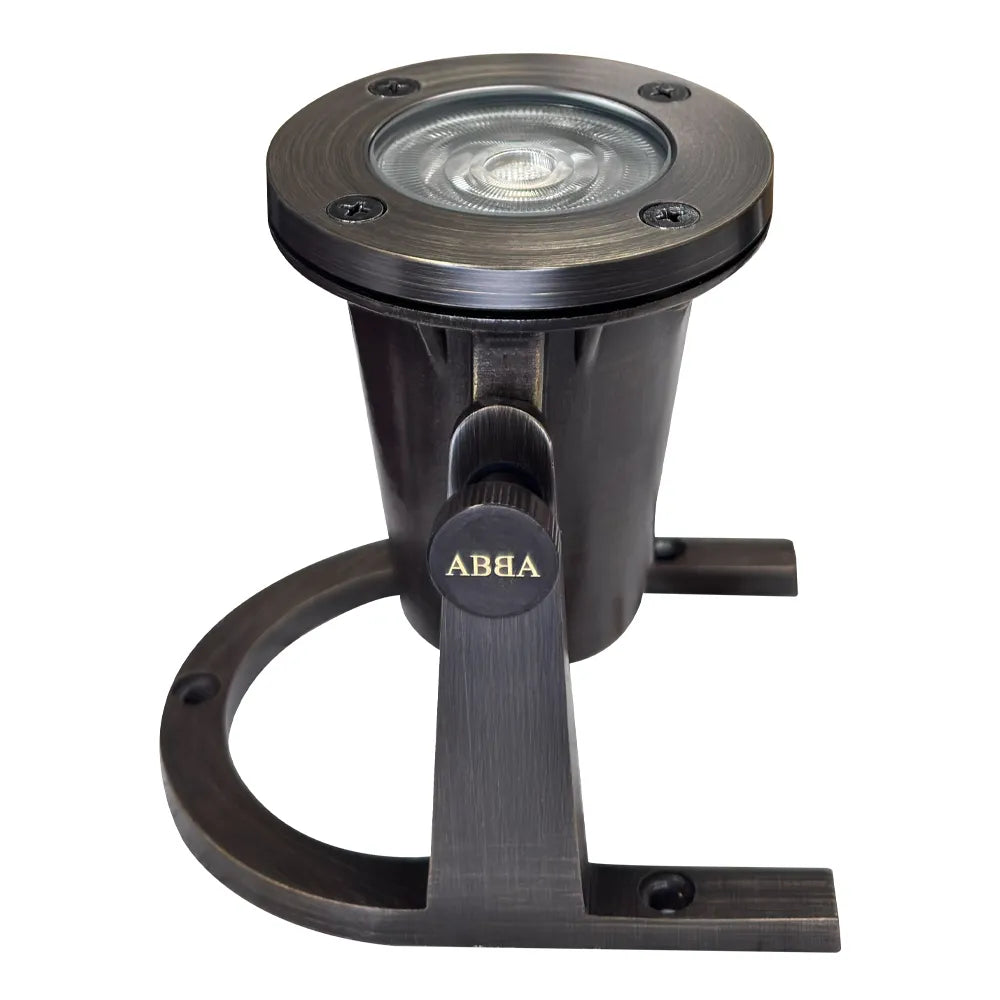 ULB01 12V Low Voltage Underwater Brass LED Fountain Pond Lighting MR16 Socket