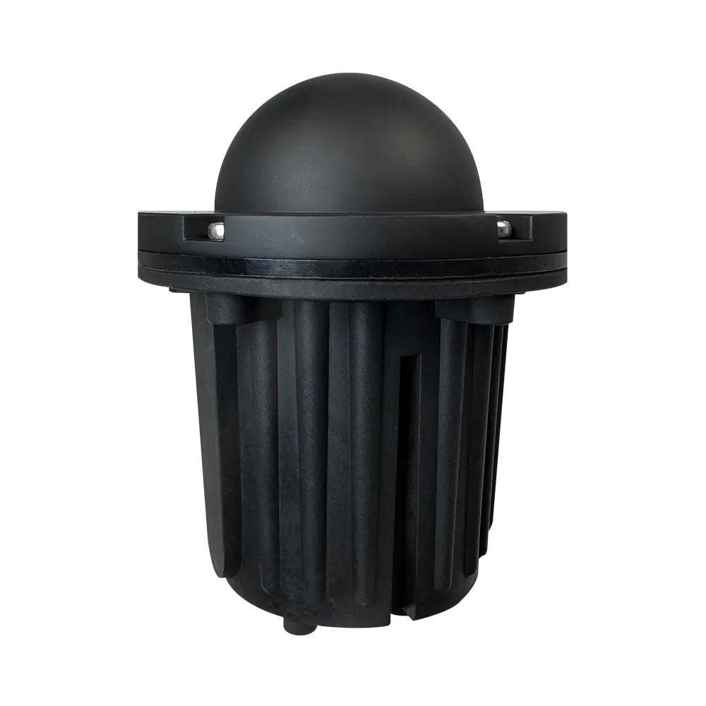 UNB02 Cast Brass 12V Low Voltage Half Moon Round LED In-ground Well Light MR16 Socket IP65 Waterproof