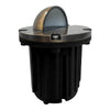UNB02 Cast Brass 12V Low Voltage Half Moon Round LED In-ground Well Light MR16 Socket IP65 Waterproof - None / Natural Brass