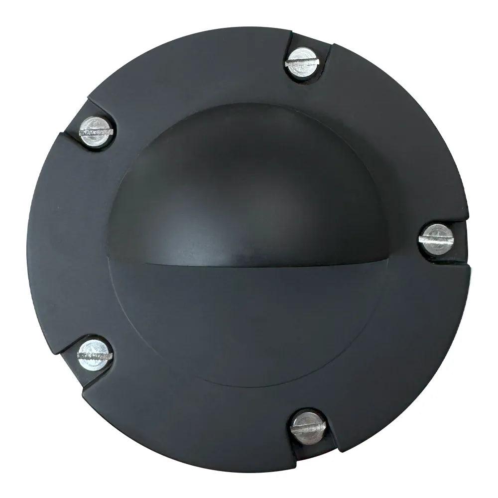 UNB02 Cast Brass 12V Low Voltage Half Moon Round LED In-ground Well Light MR16 Socket IP65 Waterproof