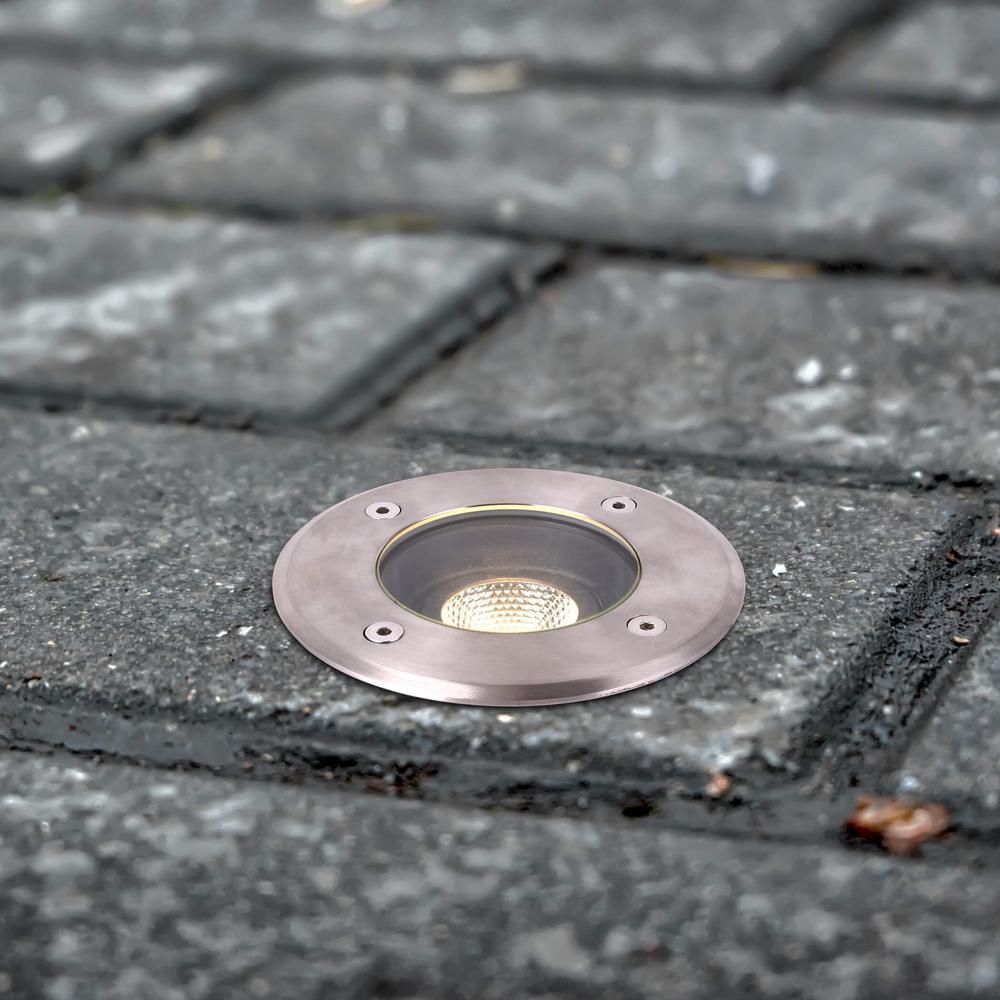 UNS02 Stainless Steel Waterproof In-Ground 12V Low Voltage LED Underground Light Landscape Lighting MR16 Socket