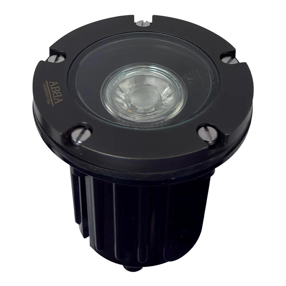 UNB04 Cast Brass 12V Low Voltage Round LED In-Ground Well Light MR16 Socket IP65 Waterproof