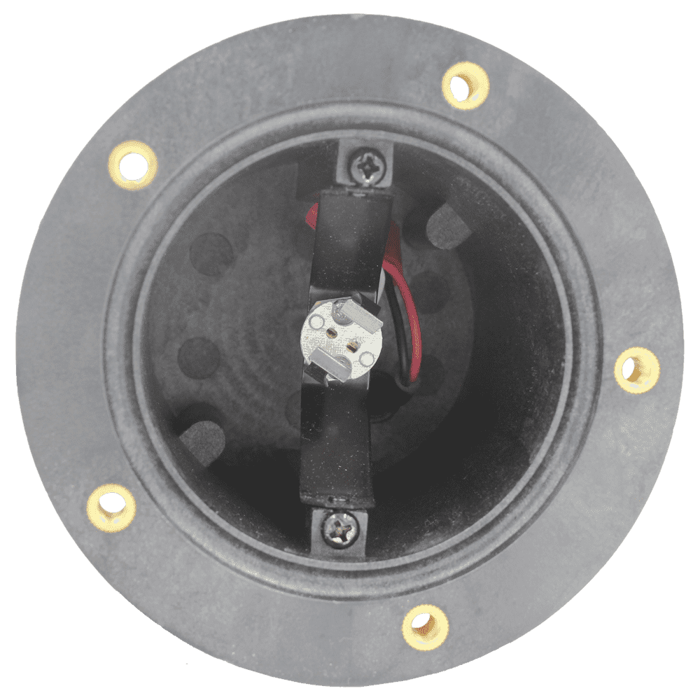 UNB04 Cast Brass 12V Low Voltage Round LED In-Ground Well Light MR16 Socket IP65 Waterproof