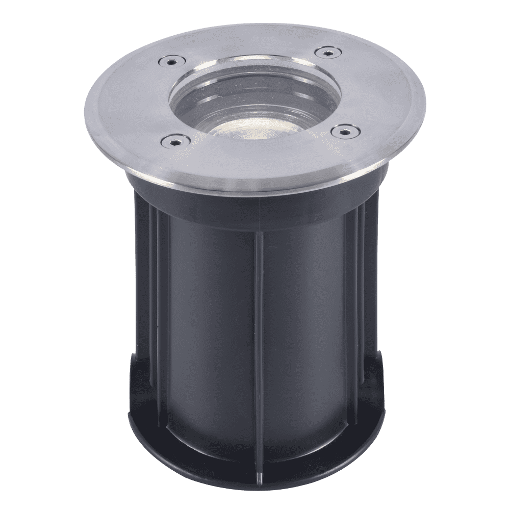 UNS02 Stainless Steel Waterproof In-Ground 12V Low Voltage LED Underground Light Landscape Lighting MR16 Socket
