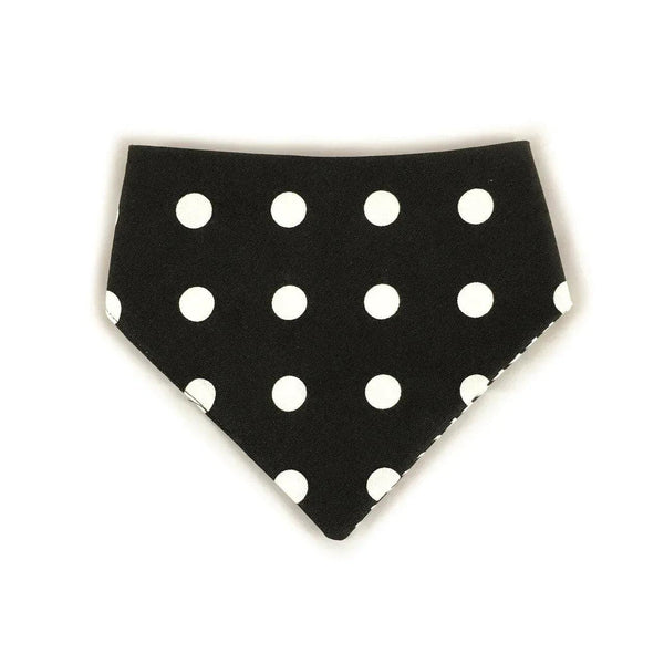 Black Houndstooth Reversible Dog Bandana - Gifts for You 'n Me
