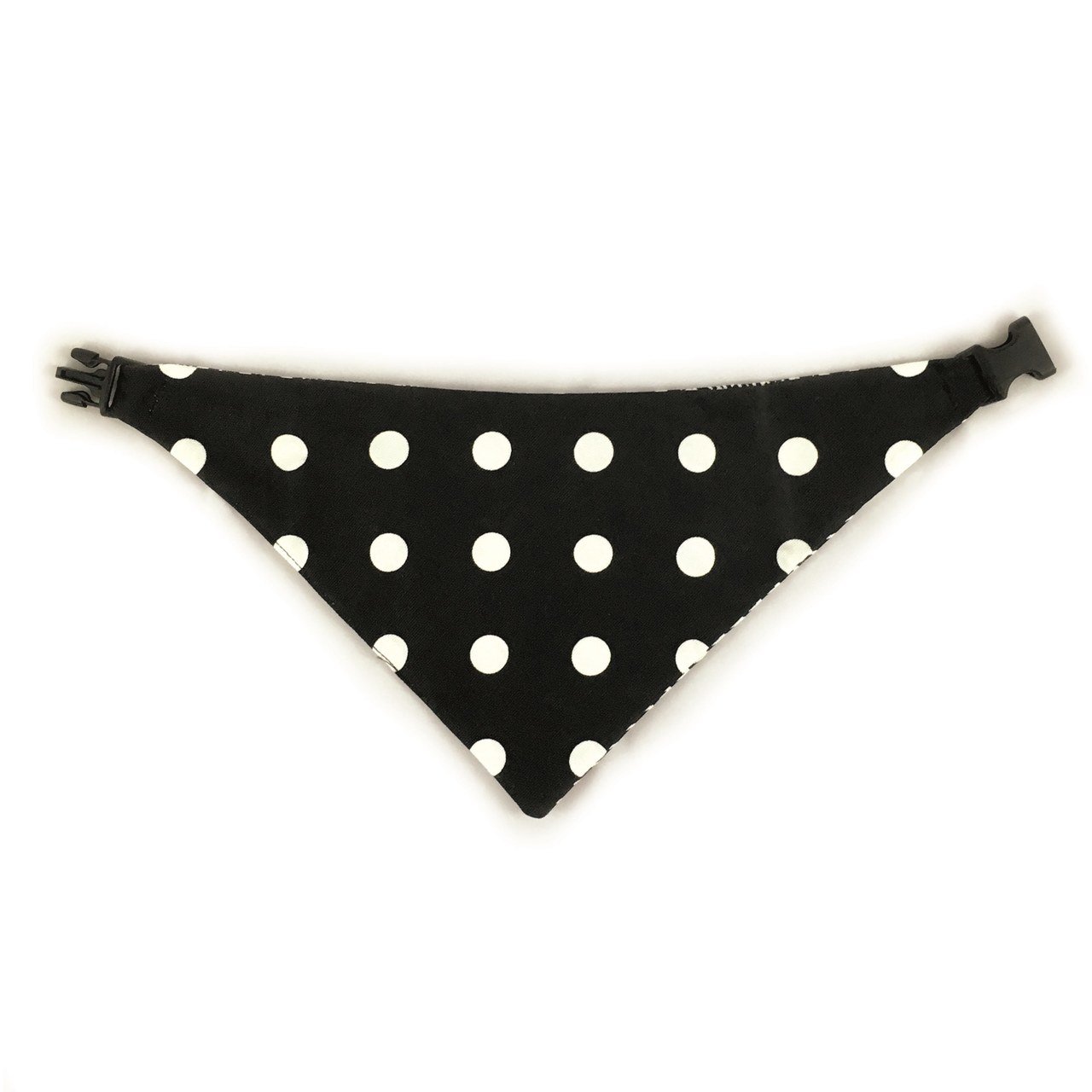 Black Houndstooth Reversible Dog Bandana