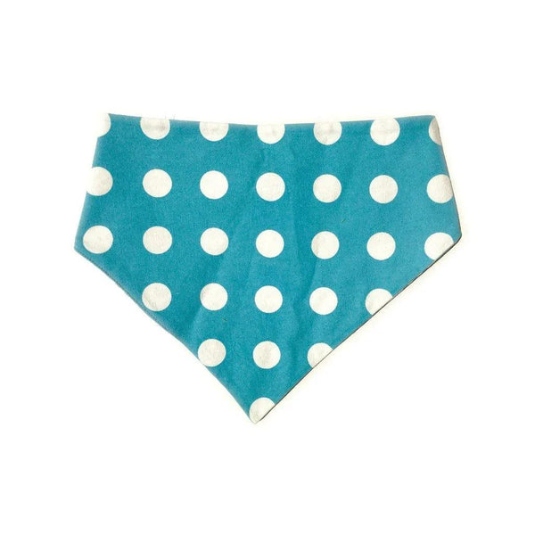 Baby Blue Chevron Reversible Dog Bandana - Gifts for You 'n Me