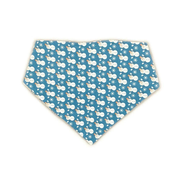 Holiday Snowmen Reversible Dog Bandana - Gifts for You 'n Me