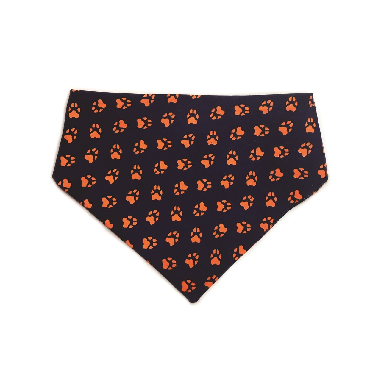 Blue & Orange Reversible Dog Bandana