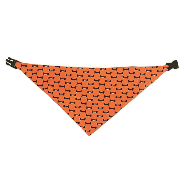 Blue & Orange Reversible Dog Bandana - Gifts for You 'n Me
