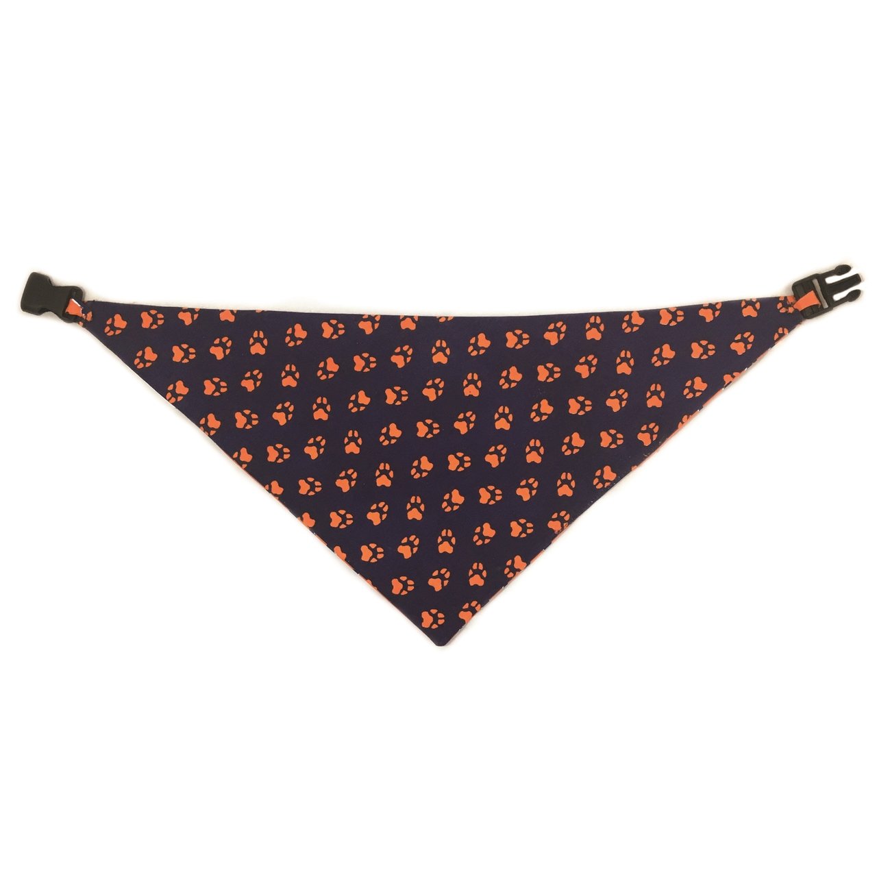 Blue & Orange Reversible Dog Bandana