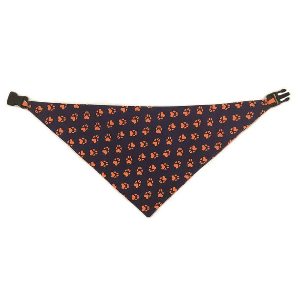 Blue & Orange Reversible Dog Bandana - Gifts for You 'n Me