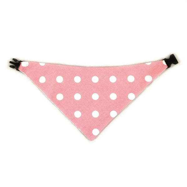 Baby Pink Houndstooth Reversible Dog Bandana - Gifts for You 'n Me
