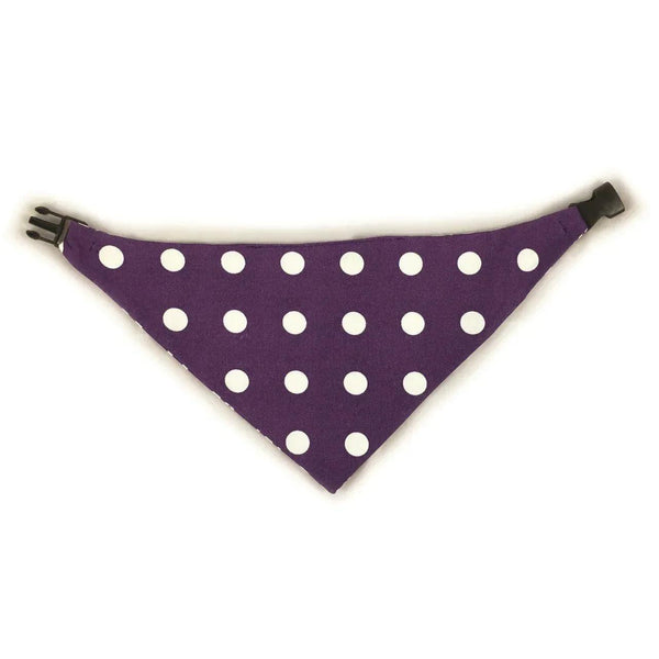 Purple Trellis Reversible Dog Bandana - Gifts for You 'n Me
