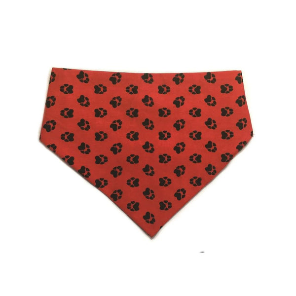 Red & Black Reversible Dog Bandana - Gifts for You 'n Me