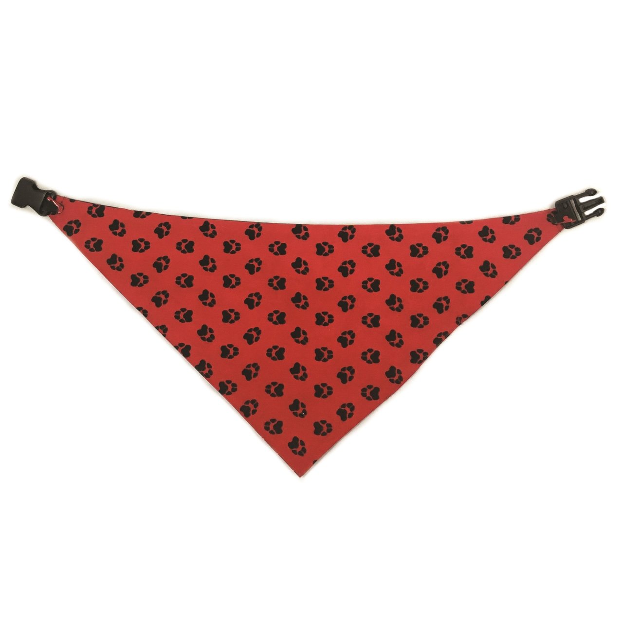 Red & Black Reversible Dog Bandana