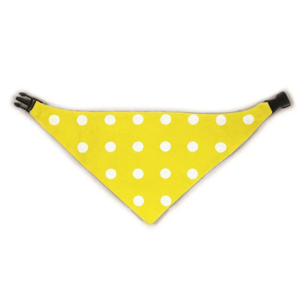 Yellow Chevron Reversible Dog Bandana - Gifts for You 'n Me