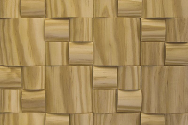 US Pine Pattern Straw Mesh-mounted Wood Mosaic Wall Tile - Livfloors Collection