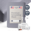 GroundLuxe Fitted 18-inch Deep Pocket US-Sewn Grounding Sheet (Organic Cotton)