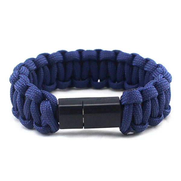 USB Cable Bracelet Charging Sync Data Cable Cord