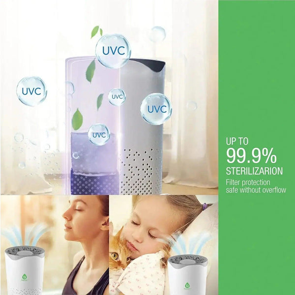 USB Powered True HEPA Air Purifier - Gifts for You 'n Me