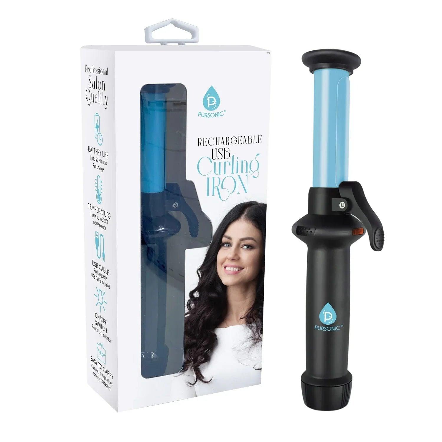 USB Rechargeable Mini Curling Iron - Gifts for You 'n Me