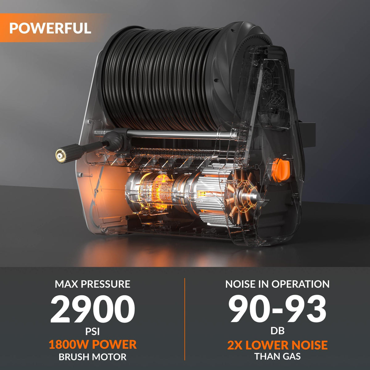 Grandfalls  Retractable Pressure Washer Essential